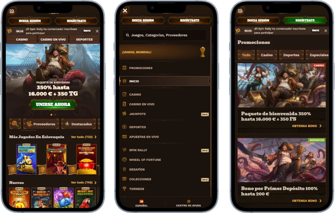 FatPirate Casino en el móvil FatPirate Casino en el móvil